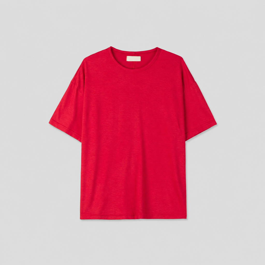 Layered-Cut Short Sleeve Tee
