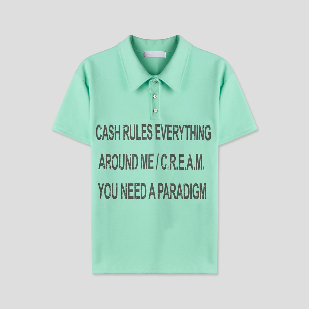 Graphic Slim-Fit Pique Polo Shirt