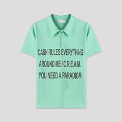 Graphic Slim-Fit Pique Polo Shirt