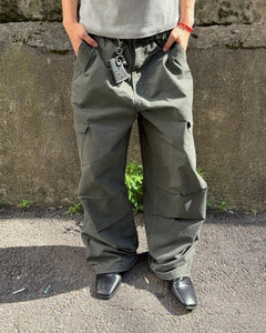Snap-Pocket Cotton Cargo Pants