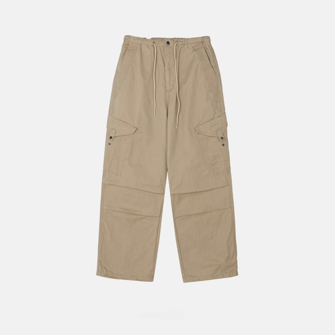 Snap-Pocket Cotton Cargo Pants