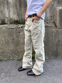 Washed Seam Flare Pants