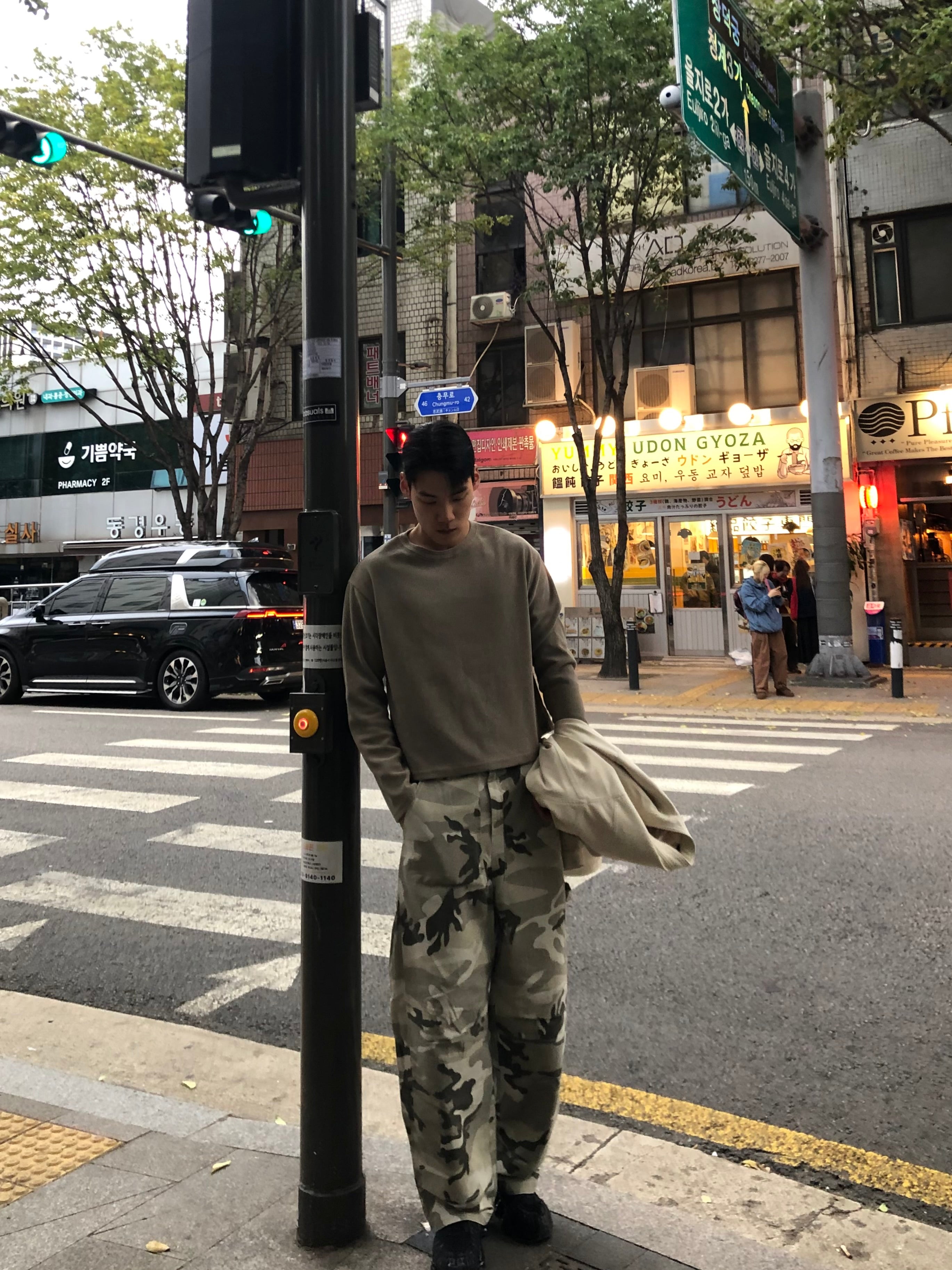 Waffle Knit Crop Long Sleeve