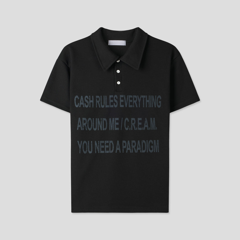 Graphic Slim-Fit Pique Polo Shirt