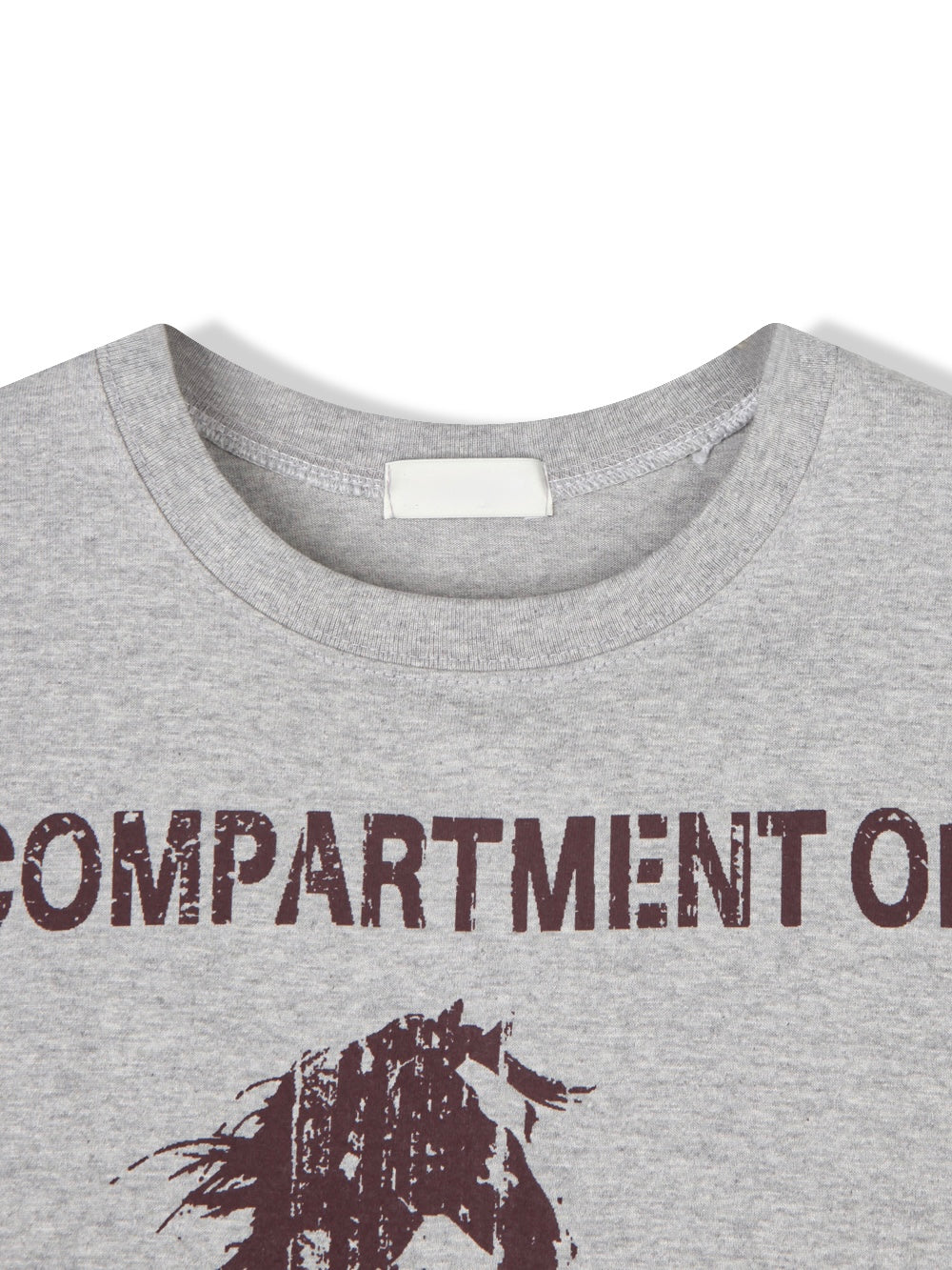 Distressed Horse Graphic Cotton Tee