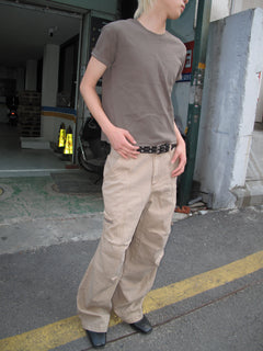 Ribbed Muscle-Fit Crew T-Shirt