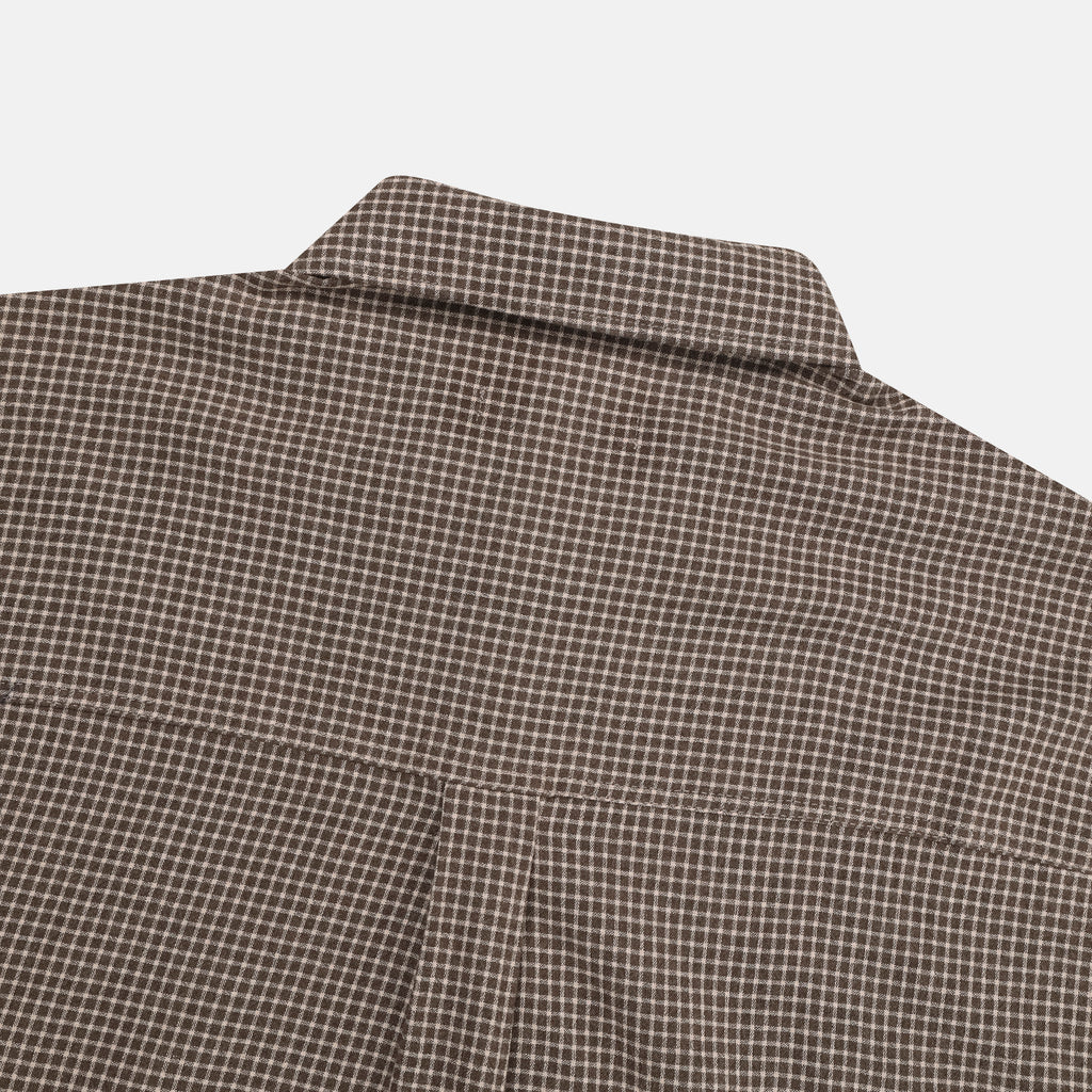 Vintage Houndstooth Cropped Shirt
