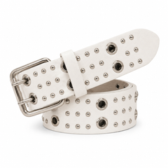 Circle-Stud Wide Belt