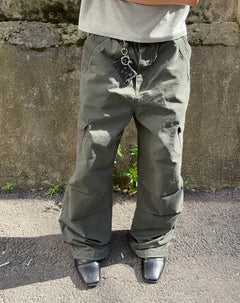 Snap-Pocket Cotton Cargo Pants