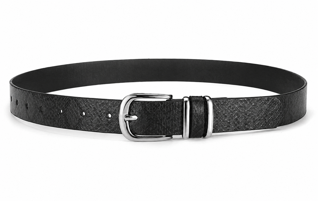 Python-Emboss Slim Belt