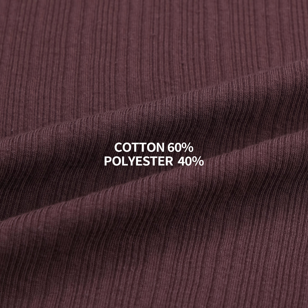 Side-Zip Ribbed Short Sleeve Knit Top