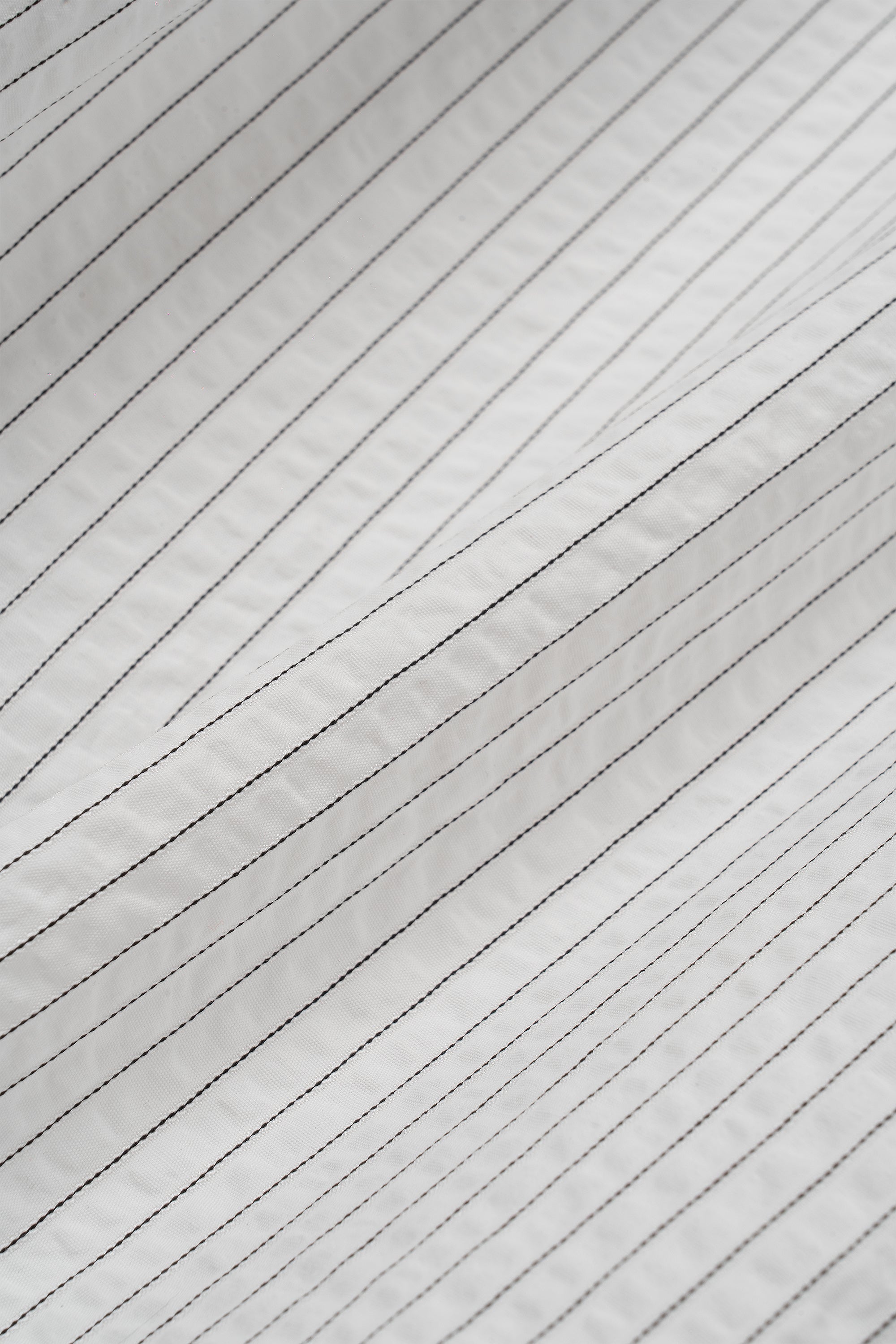 Textured Stripe Seersucker Shirt