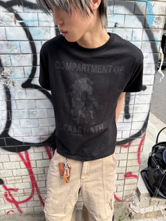 Distressed Horse Graphic Cotton Tee